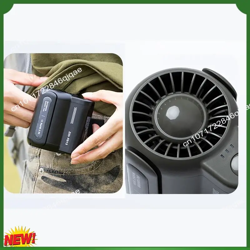 

A48I USB портативный персональный подвесной поясной вентилятор 4500 мАч перезарядка носимый электрический вентилятор спортивный кондиционер на открытом воздухе вентилятор