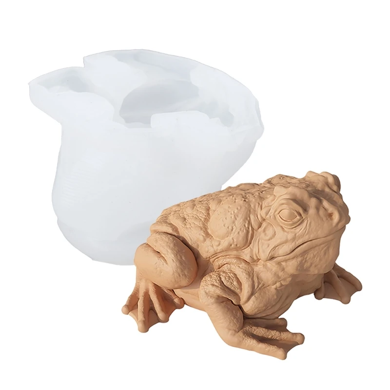 Animal Shaped Candle Molds Frog Shaped Resin Molds for Making Candle Soap DIY Craft Baking