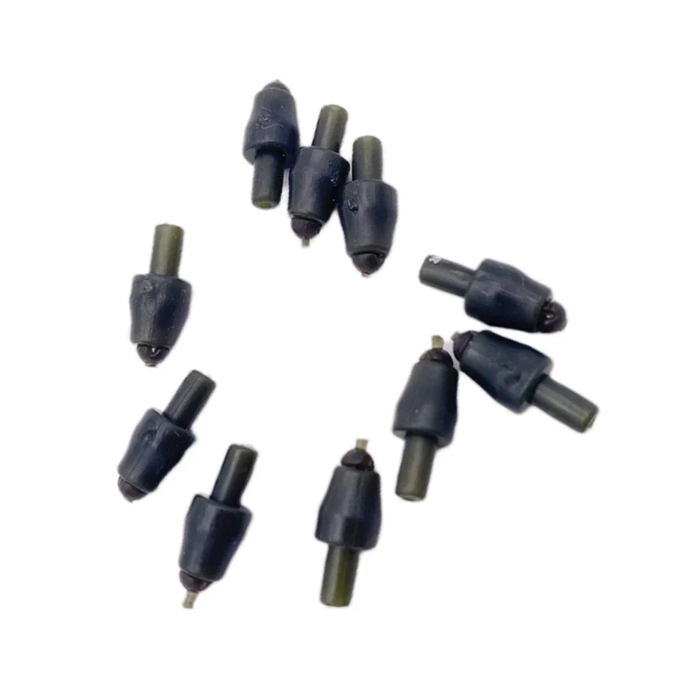 

Fishing Change Beads Black Inline 10pcs Accessories Beads Connector Replacement Terminal Tackle Wear-resistance