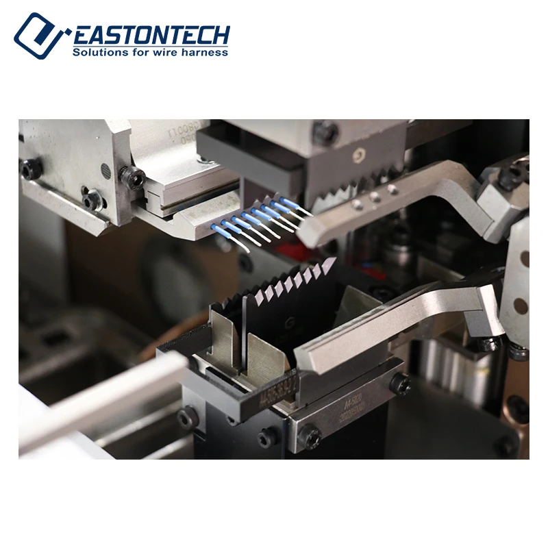 EASTONTECH EW-22F Factory Made Fully Automatic Cable Wire Cutting Stripping Twisting Crimping Soldering Wire Tinning Machine