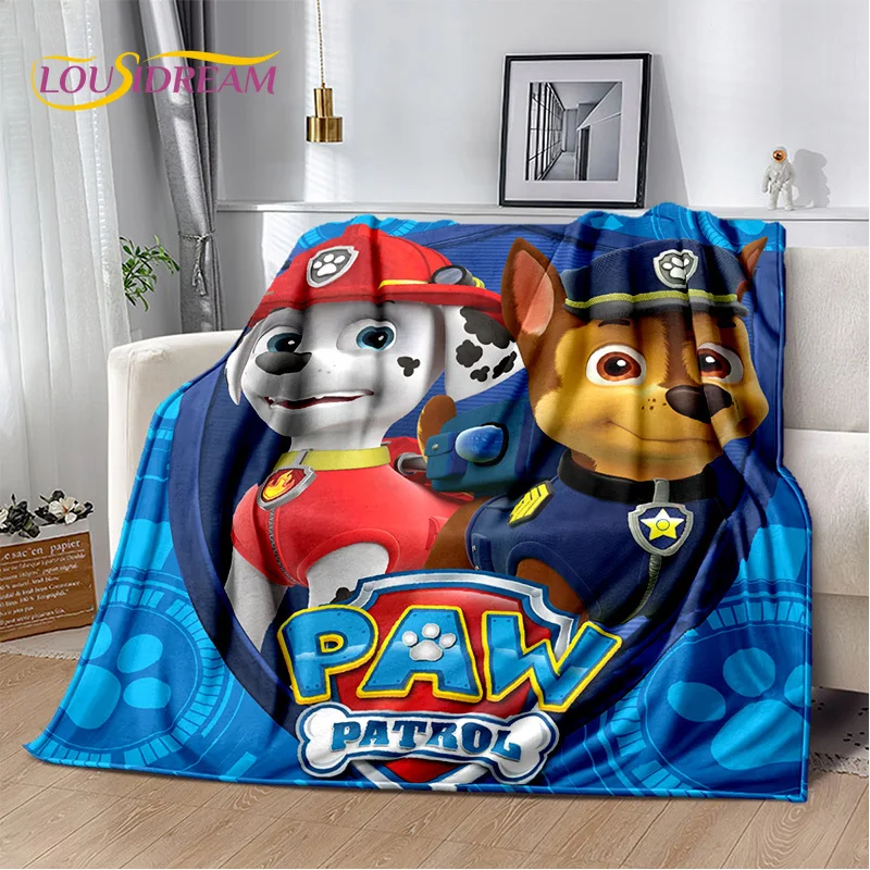 2025 Cute P-Patrol Cartoon Dog HD Soft Blanket,Soft Throw Blanket for Home Bedroom Bed Sofa Picnic Travel Cover Child Gift