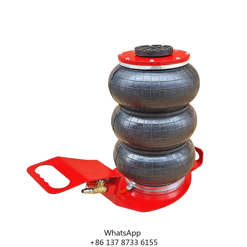 

Heavy Duty 3Ton 5 Ton Balloon Type Car Maintenance And Emergency Use Gas Cylinder Pneumatic Car Jack Triple Bag Air