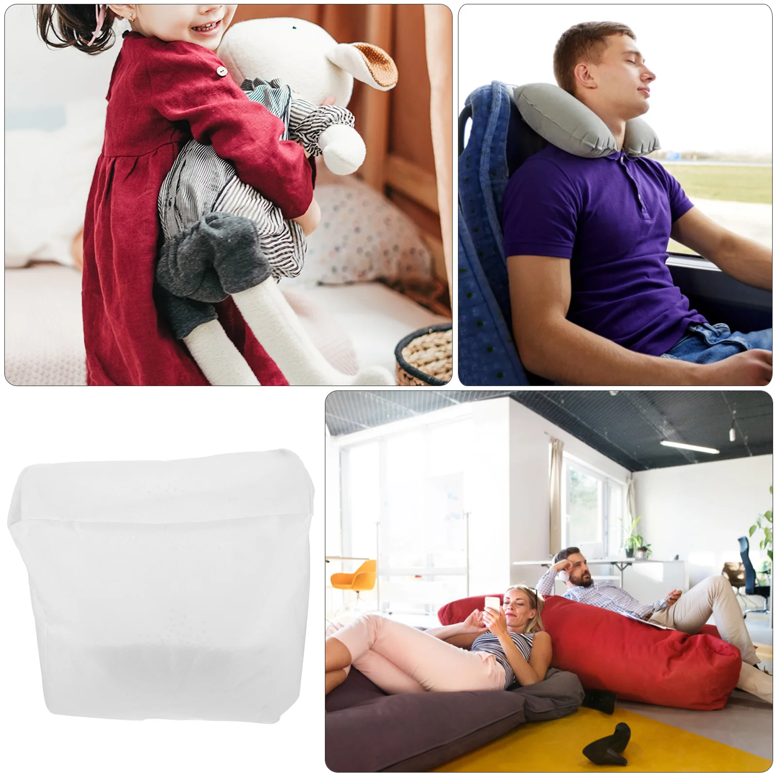 

White Foam Beads Filler 250g Particles Sofa Filling Balls Bean Bags Decorative Balls Household Furniture Stuffing Material