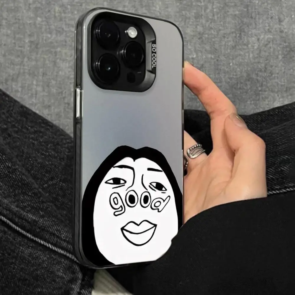 Забавный чехол для телефона I Am Cool цветной Премиум чехол для iphone 16 11 14 15 12 Pro 11 Plus 13 Pro MAX iphone Прямая поставка