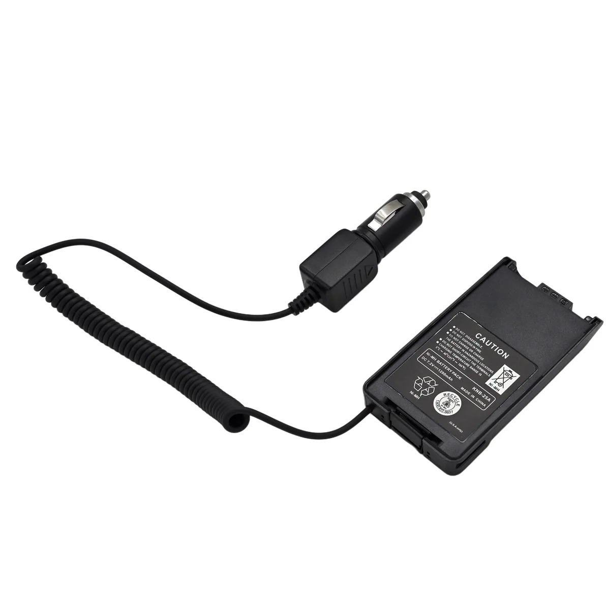 

Зарядное устройство KNB-25 (эллиминатор батареи) для автомобильного радиоприемника Kenwood TK2160 TK3160 TK3170 TK3173 TK2140 TK3140, 12В/24В, от прикуривателя