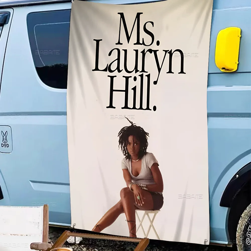 lauryn hill Retro Flags Multiple Choice Living Studio Booth Interior Decoration Banner