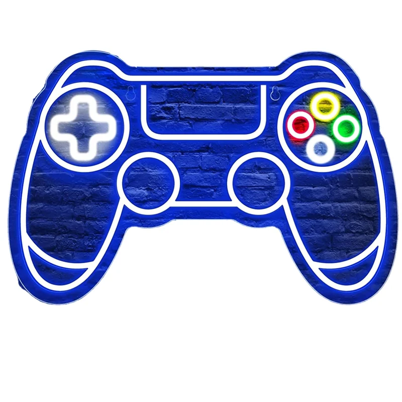 

A76X-Adjustable Brightness Neon Sign For Gamer Wall Decor-USB Powered LED Lights Signs, Room Decor For Boys Bo