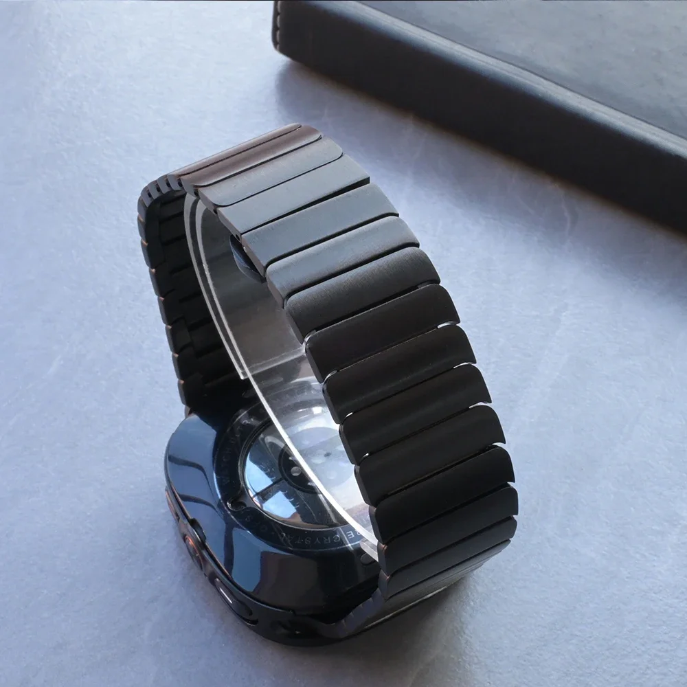 Cinturino in metallo da uomo d'affari per Samsung Galaxy Ultra Watch 7 47mm No Gaps Bracciale a maglie di lusso per GALAXY ULTRA 47MM Loop Band Belt