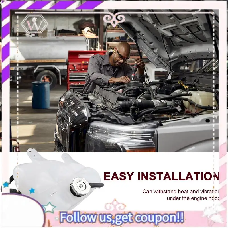 

Portable New Coolant Expansion Regulator Tank 55037999AI 55037999AJ CH3014146 For Jeep Grand Cherokee 2014-2015