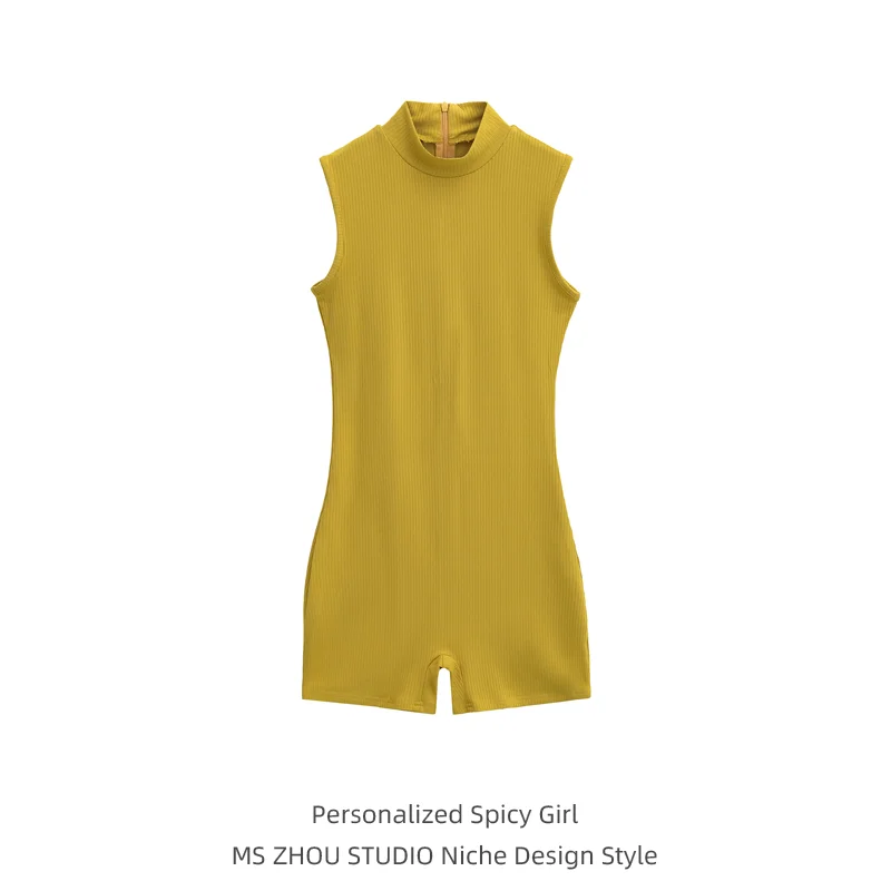 

Комбинезон Spicy Girl ter Ne Svel, женские летние эластичные спортивные повседневные цельные брюки с высокой талией