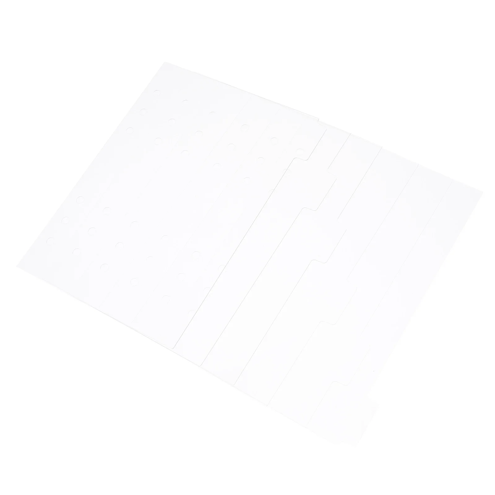 

6Pcs A5 Acrylic Binder Dividers 6-Hole Refillable Index Tabs for Documents Binder Tabs Tab Dividers Folders for Documents