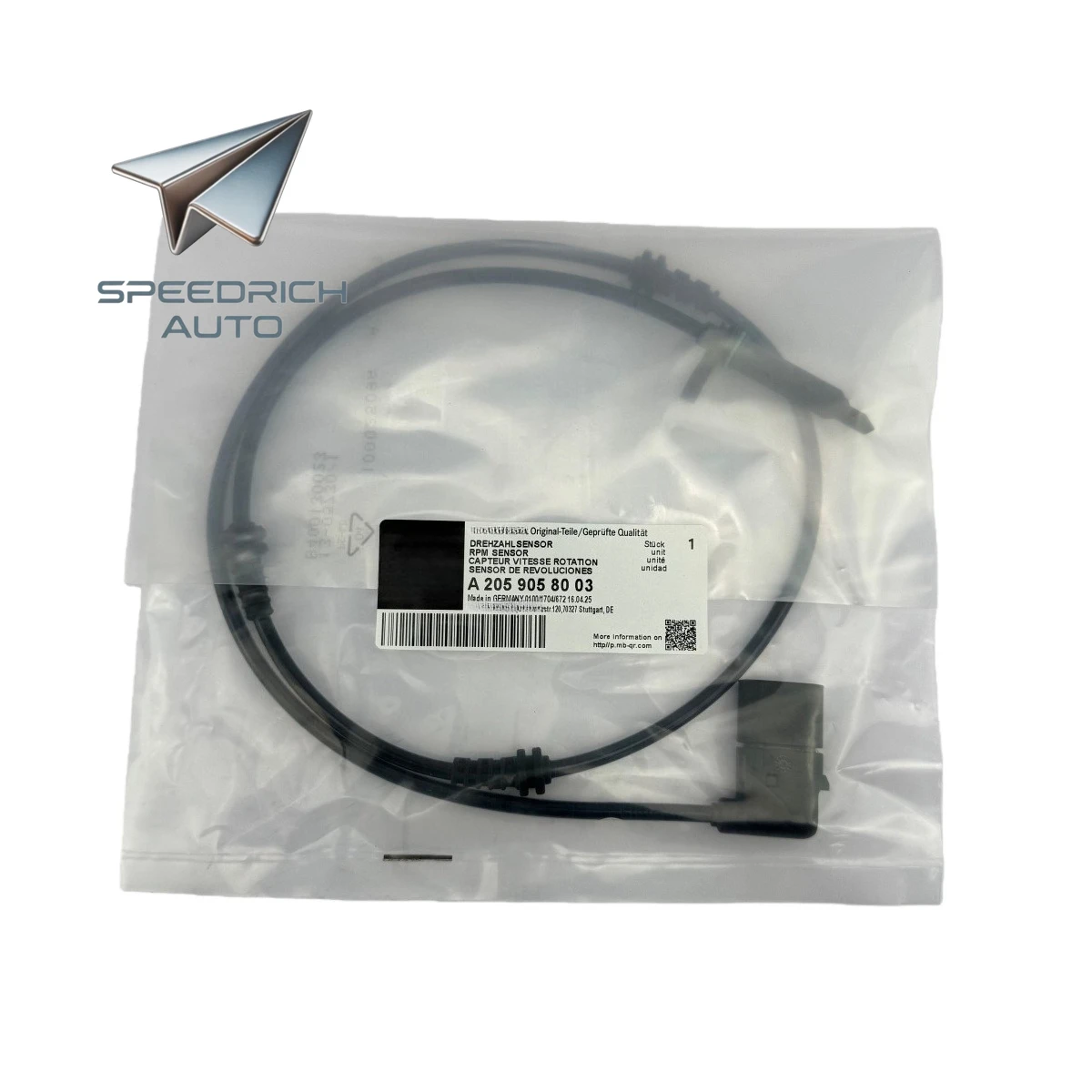 

A2059058003 Speed ​​Sensor for Mercedes-AMG C 43 4MATIC C 180/200/220/300 2018-2021 2014-2019 2013-2019