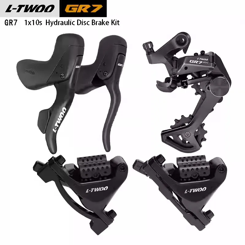 

L-TWOO GR7 1x10 Speed Hydraulic Disc Brake Manual Transmission Kit Gravel Road Bike Groupset