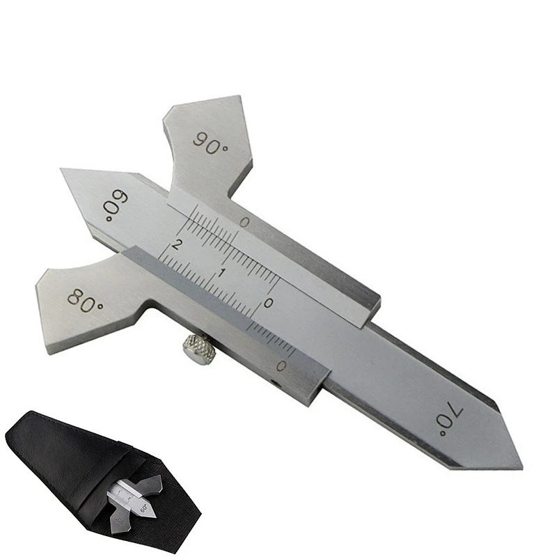 

Weld Gauge 0-20mm Weld Ruler, Weld Ruler, Stainless Steel Welding Inspection Ruler