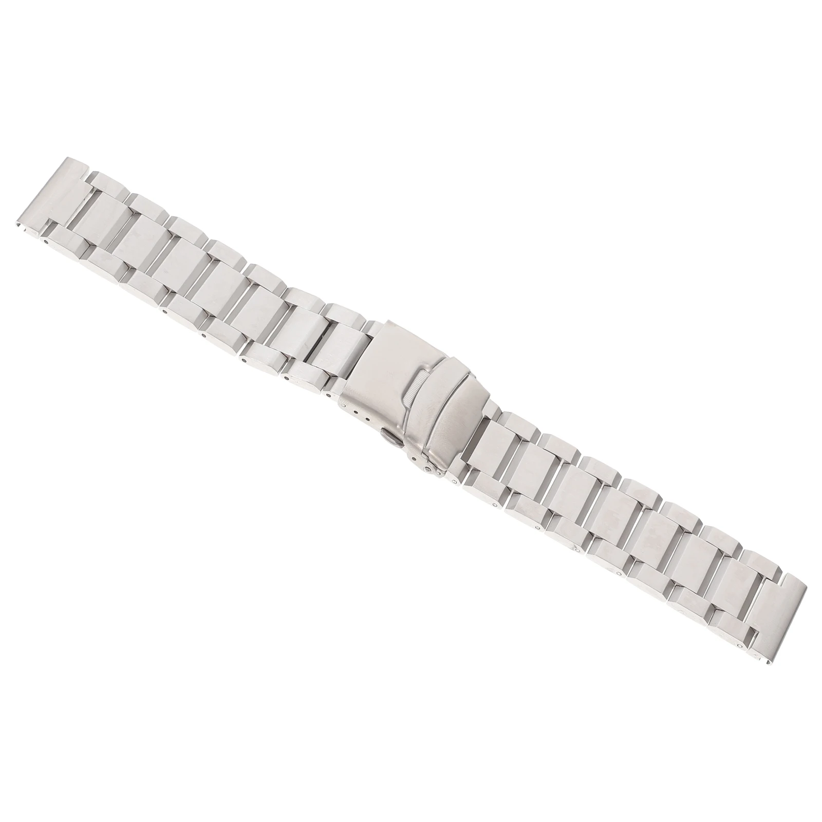 

22 Mm Watch Band with Straight End Bands Stainless Steel Strap 22mm Deployment Clasp