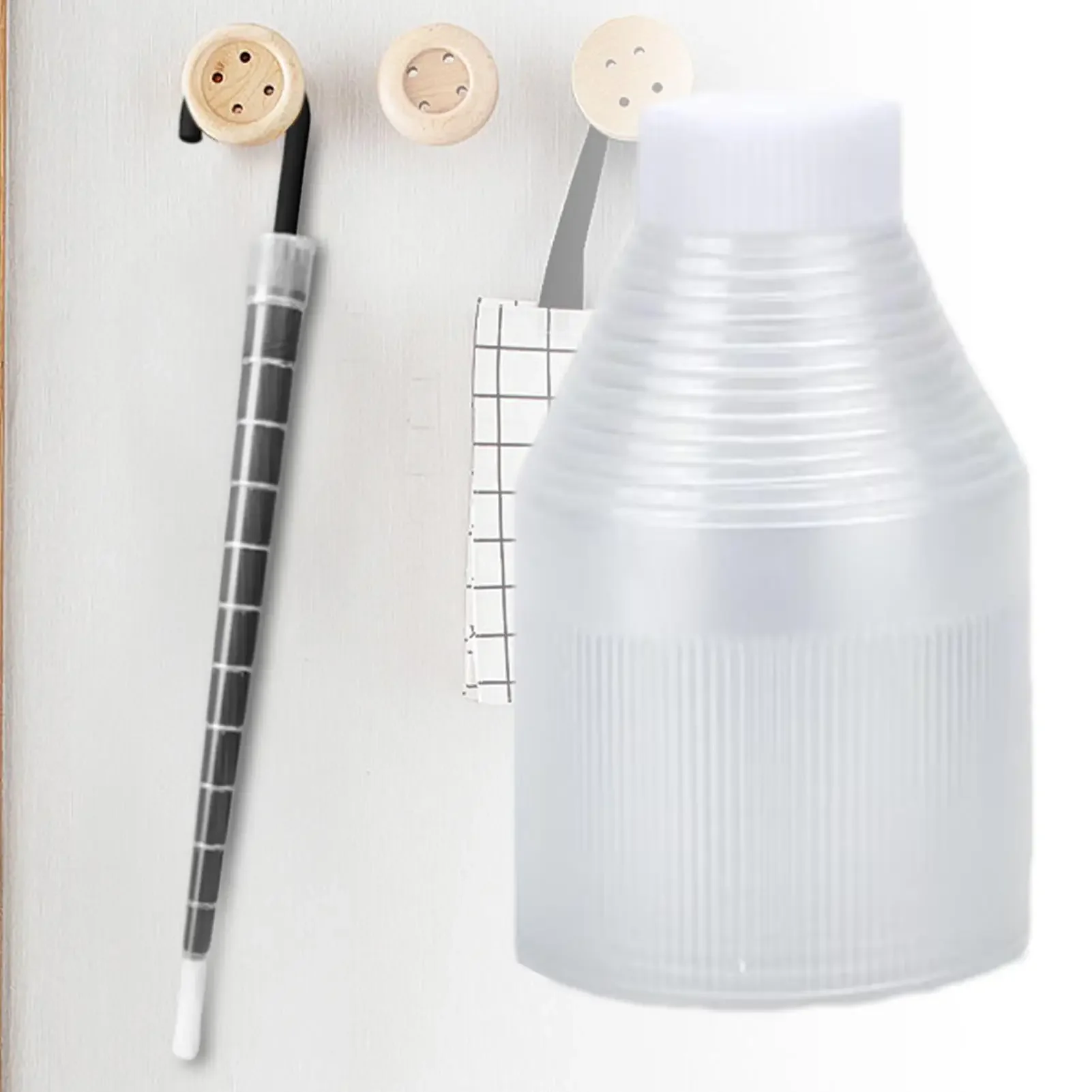 70cm Umbrella Waterproof Cover Transparent Sleeves Plastic Non-Drip Retractable Umbrella Sleeve Telescopic Drip-Proof
