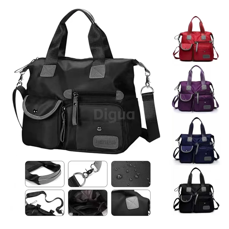 Nylon Handbag Women Large Capcity Shoulder Bag Waterproof Messenger Bags Casual Lady Crossbody Bag Multifunction Shopping Totes