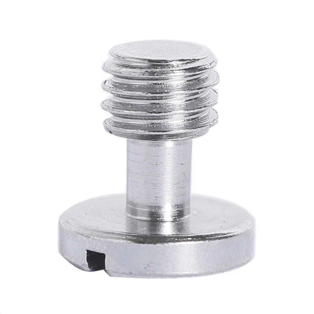 

4Pcs Camera Screw 38 Inch Flat Head Slotted Convert Adapter for Dslr Tripod Lens Mount Quick Release Plate Mounting