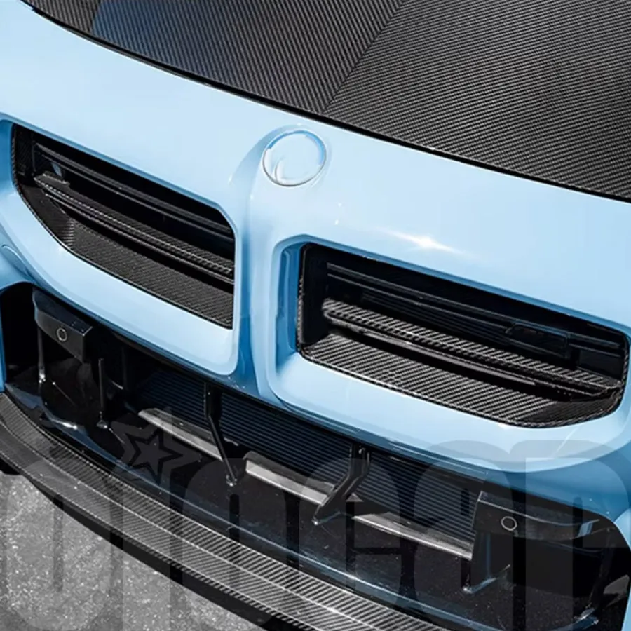 

OiOMOTORS OEM-стиль, предварительно предварительная сухая передняя решетка из углеродного волокна для BMW G87 M2