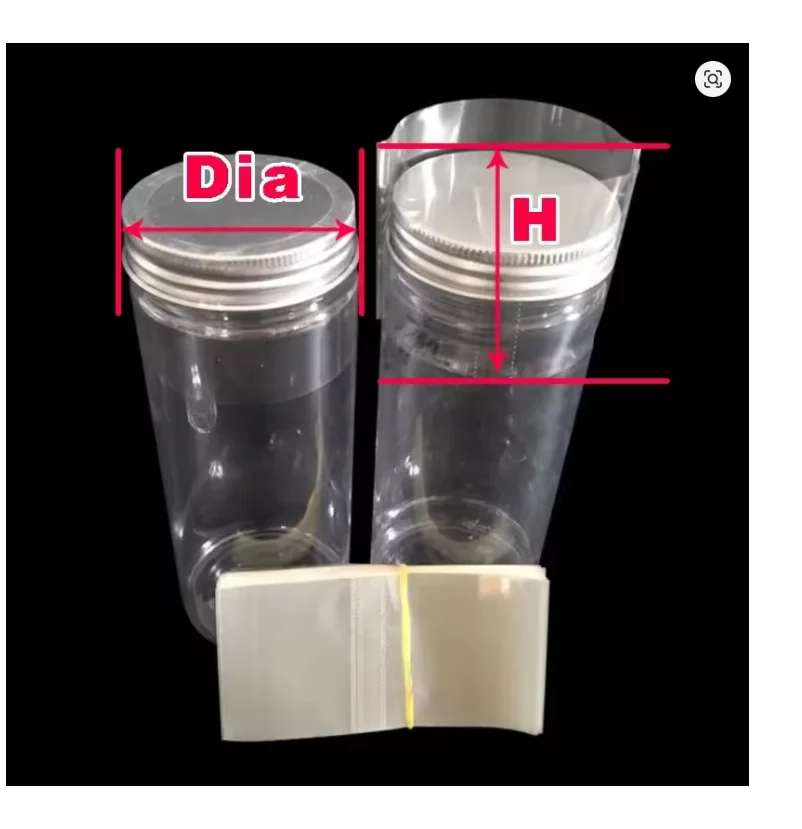 2000pcs PVC Bottle Cap Sealing Heat Shrink Film Disposable Plastic Bottle Glass Bottle Cap Sealing (product Diameter X Height)