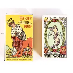 Original 1909 Tarot Deck Leisure Party Board Game Fortune-telling Prophecy Oracle Cards