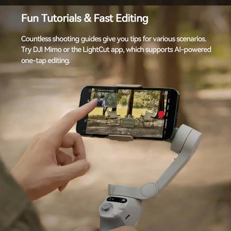 DJI Osmo Mobile SE OM SE تصميم مغناطيسي 3-Axis Stabilization محمول وقابل للطي أصلي العلامة التجارية الجديدة في المخزون