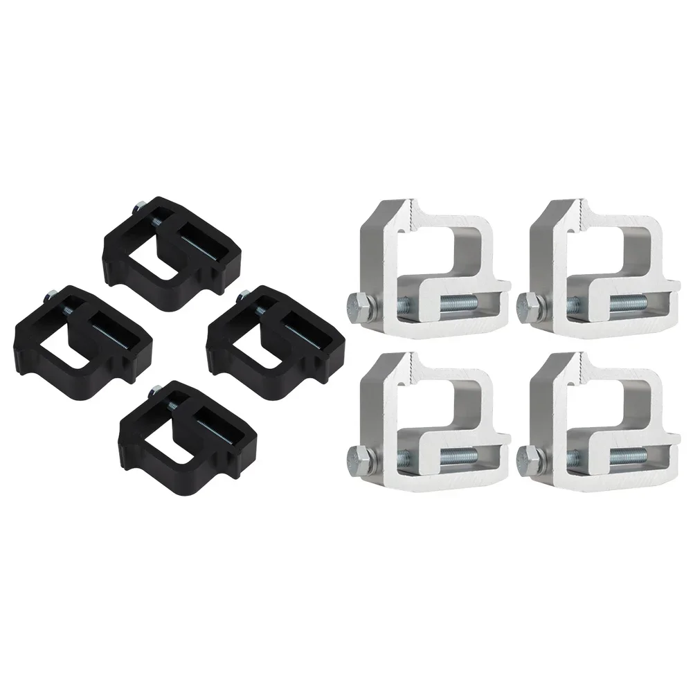 

4x Truck Cap Mounting Clamps Truck Top Camper Shell Mounting Clip Fixed Mounting Clip Aluminum Alloy For Securing Portable Truck