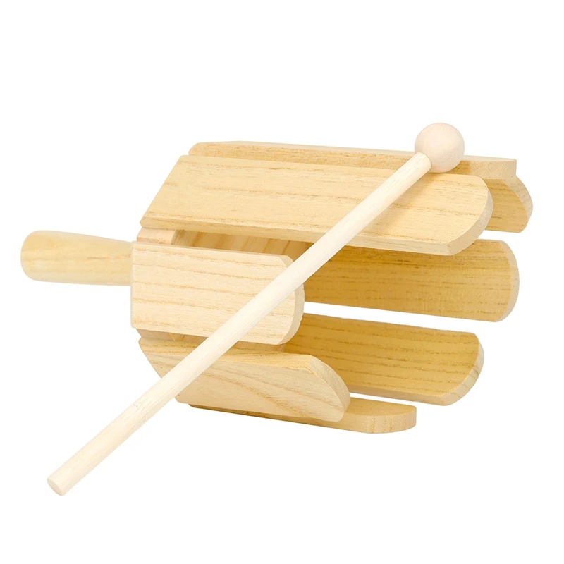 

8-Tone Rhythm Tube Early Education Musical Instrument Interest Training Multi-Tone Wooden Sound Barrel