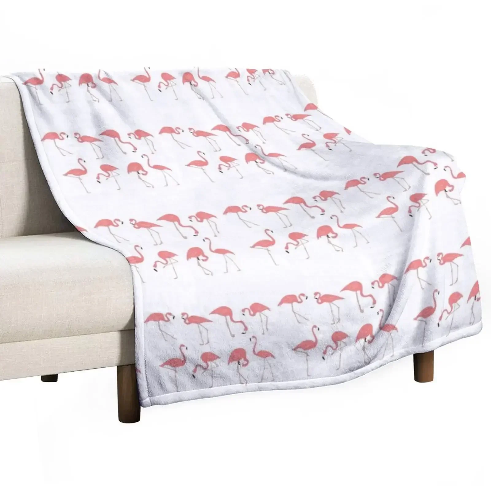 

FLAMINGO LOVE - LOVE WITH FLAMINGO Throw Blanket manga Tourist blankets and throws Blankets