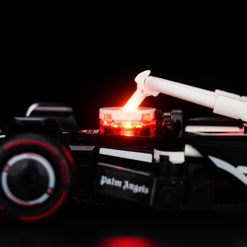Set di illuminazione LED Lazishi 77250 adatto per MoneyGram Haas F1 ®    Regalo per l'illuminazione dell'auto da corsa Team VF-24 (escluse blocchi)