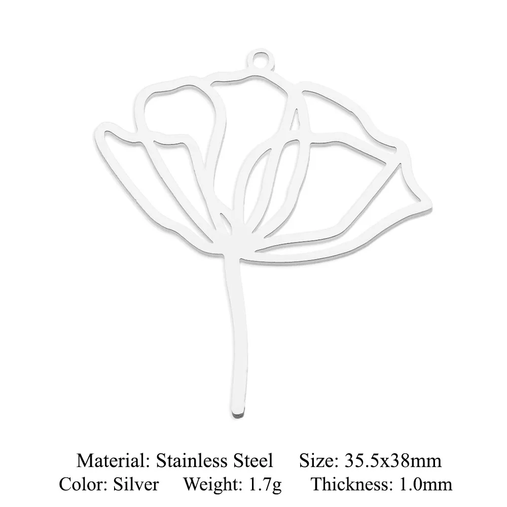 10pcs/lot Stainless Steel Om Yoga Buddha DIY Charm Pendant Wholesale Life Tree Jewelry Findings Earring Making Top Quality