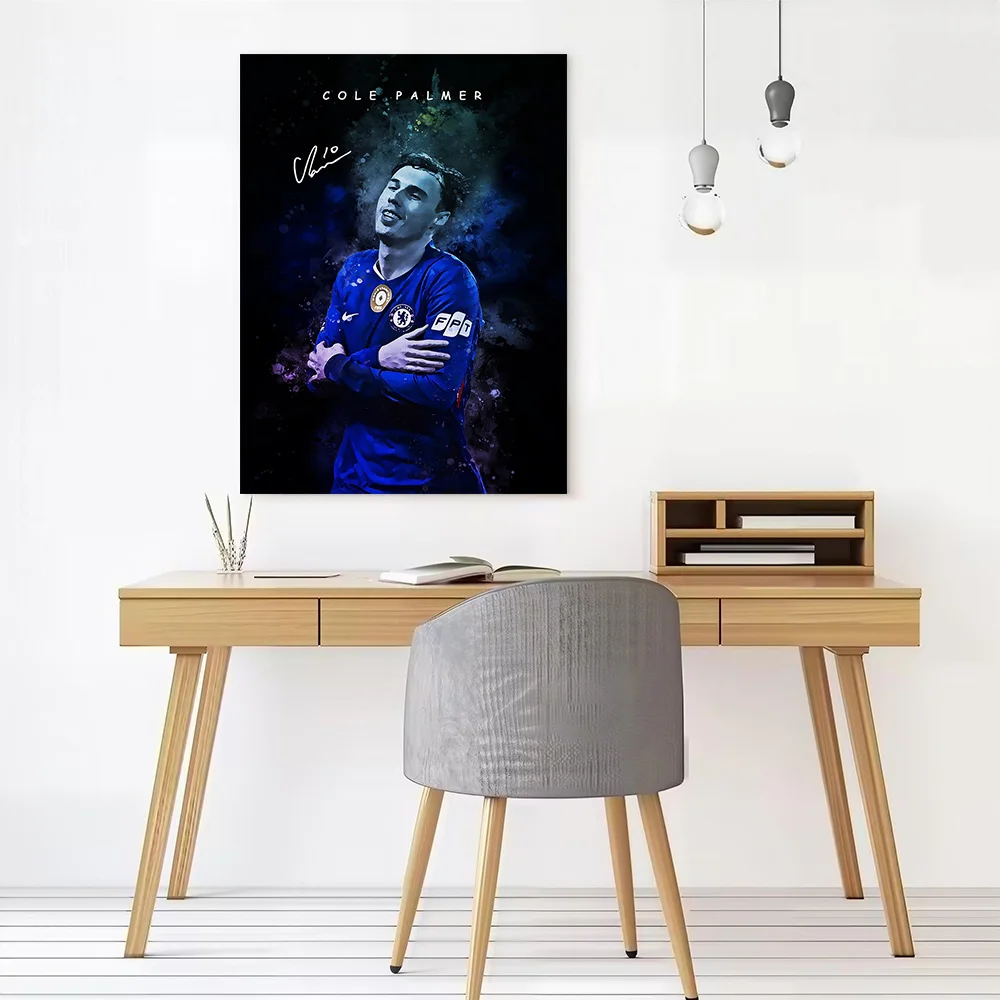 Cole Palmer Portrait Printed Canvas Wall Art Customizable Paintings Poster Perfect Gift for Bedroom Decoration Home Decor Room