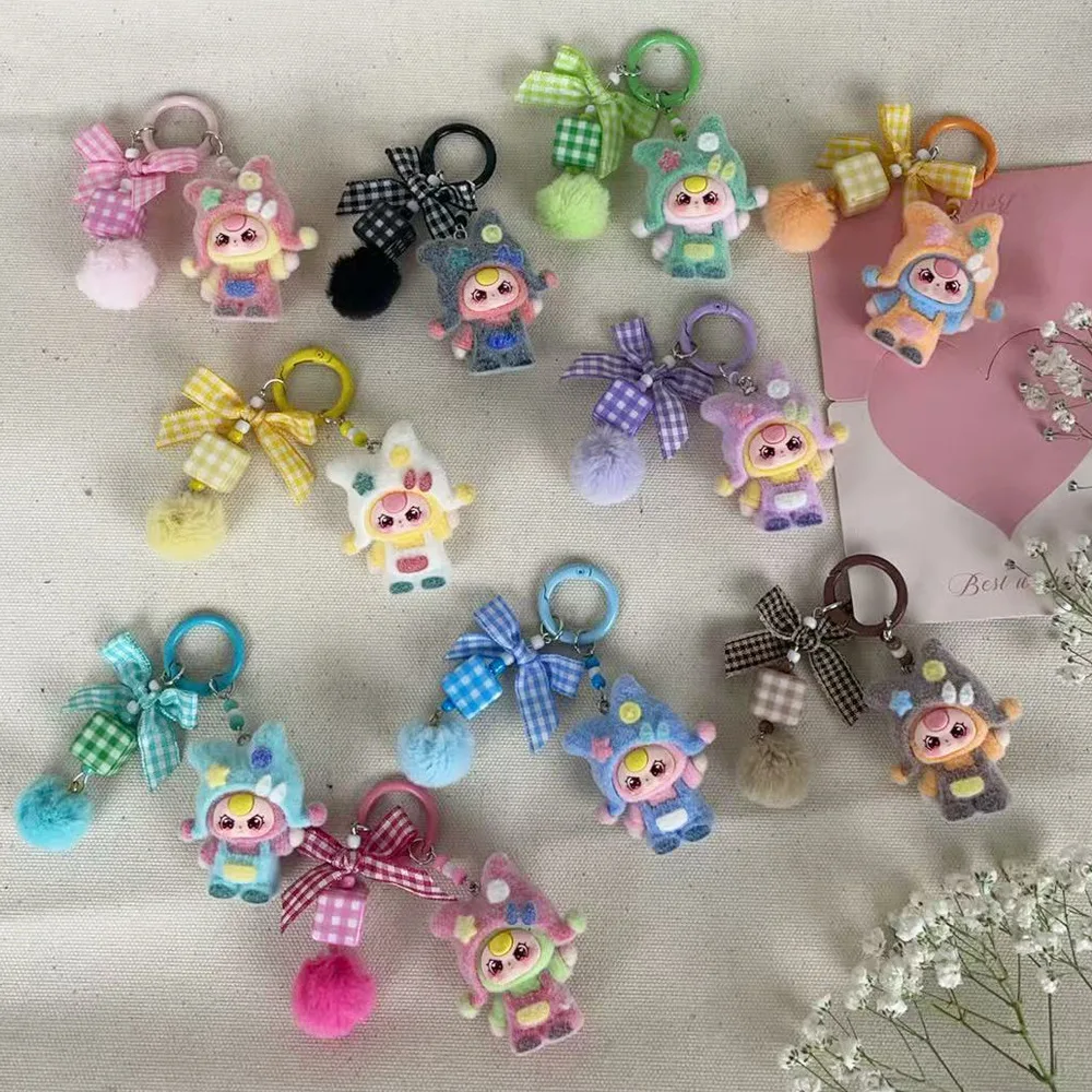 

skn Dopamine cold hat baby three year old accessories cartoon cute particle key chain bag hanging small pendant key chain