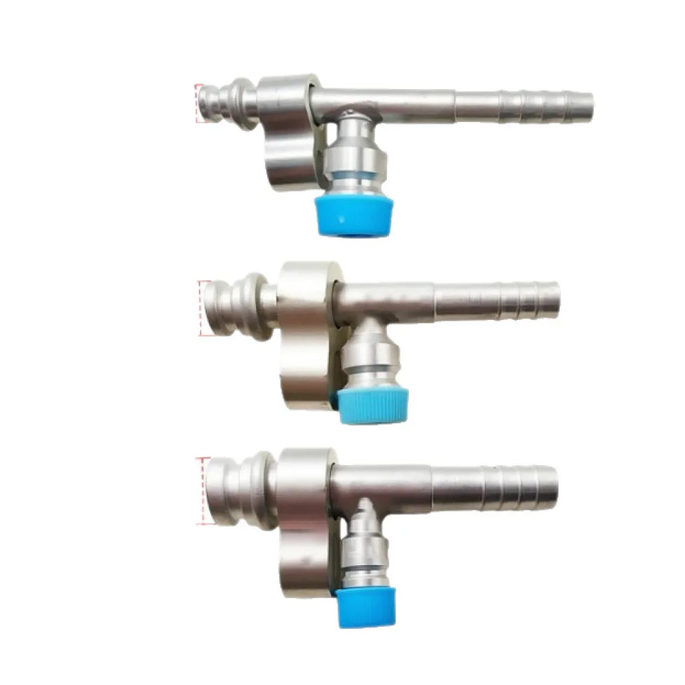 Car Air Conditioning Pipe Fitting Aluminum Connector For R12 R134a AC Hose System Automotive Repair Joint Replacement Parts Tool