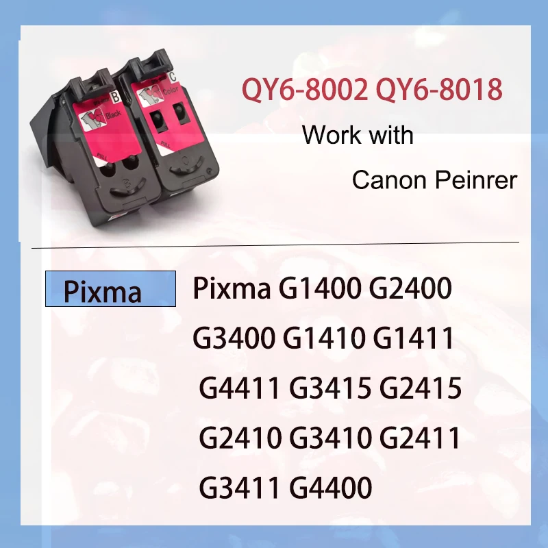 Canon Pixmaプリントヘッド,QY6-8002, QY6-8018,g1400,g1410,g1411,g2415,g2400,g2410,g3410,g3415,g4400,g4410