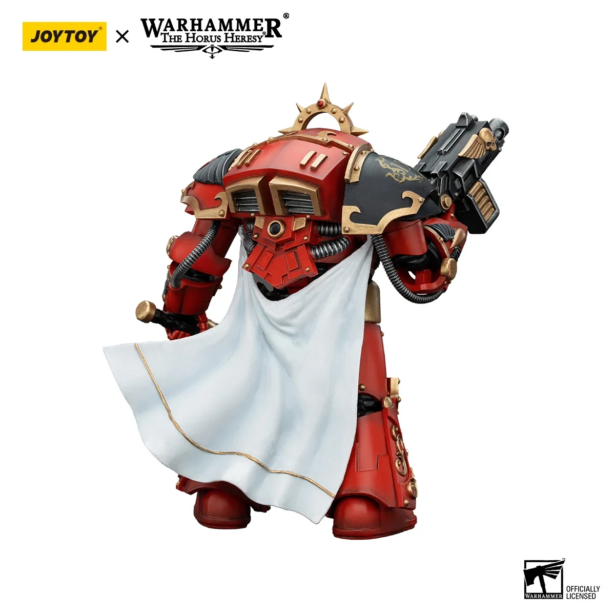 JOYTOY Warhammer 30K 1/18 ตัวเลขการกระทําอะนิเมะ Blood Angels Legion Praetor ใน Tartaros Terminator เกราะรูปของเล่นของขวัญ