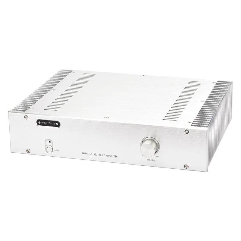 Silver BZ3608A Double Radiator Aluminum Case Power Amplifier Chassis DIY Box