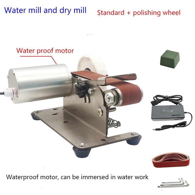 110V-220V knife grinding belt machine waterproof motor with water sharpening electric knife sharpener electric grinding wheel