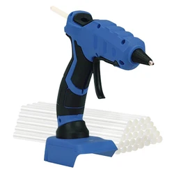 50W Cordless Hot Glue Gun for Bosch 18V Li-ion Battery with 30pcs 7mm Glue Gun Sticks 3-second Preheating Electric Tools