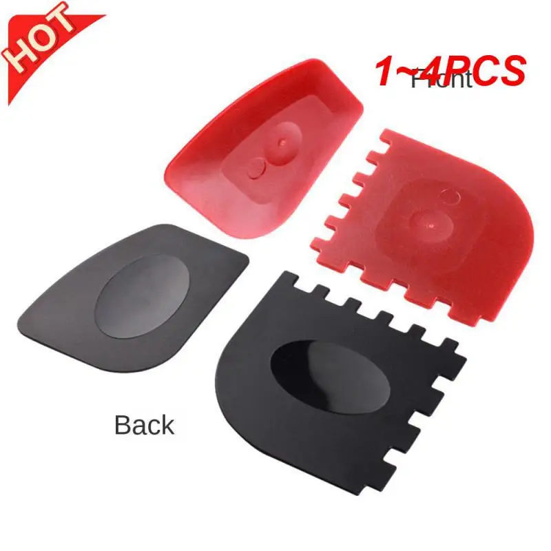 1~4PCS Scraper Iron Pot Baking Scraper Edge Side Cleaning 2 Silicone Baking Tray Scrapers Frying Pan Cleaner Cleaning Scraper