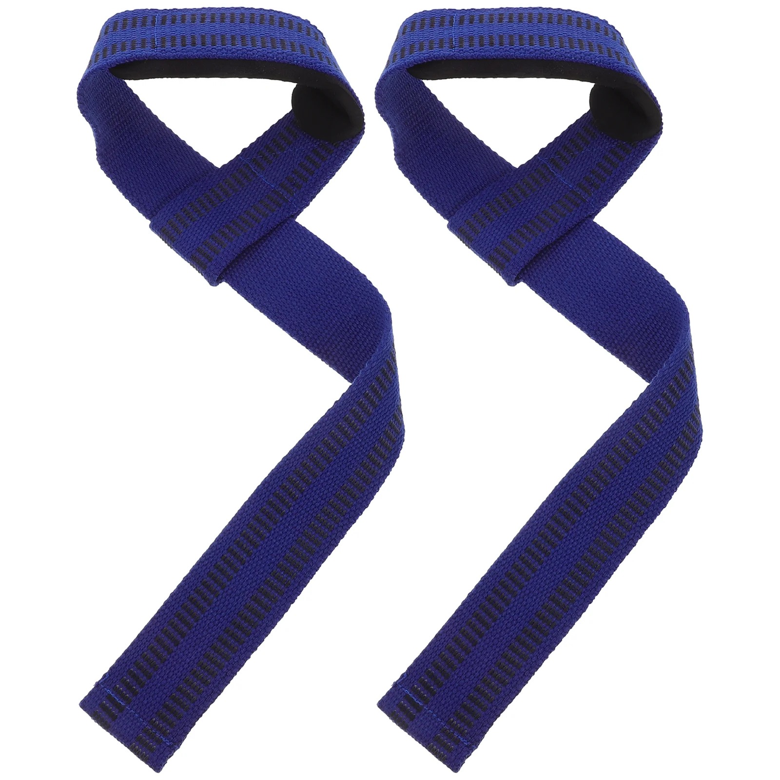 2 Pcs Women's Weight Lifting Belt Fitness Wrist Support Blue Training Grip Strap