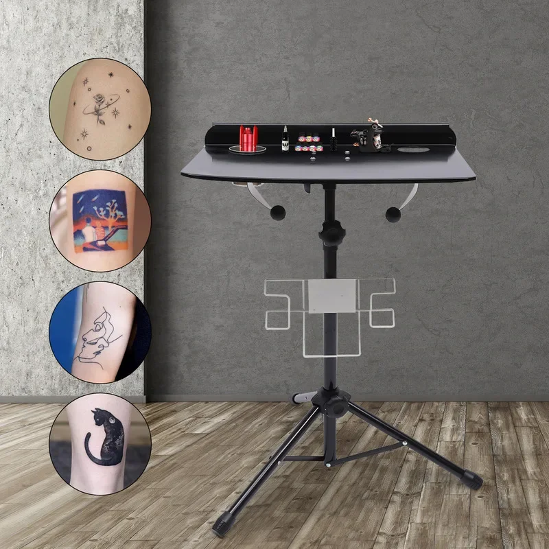 Adjustable Mobile Coffee Table Metal Tattoos Work Station Mini Table Tattoo Stand Modern Minimalism Office  Furniture
