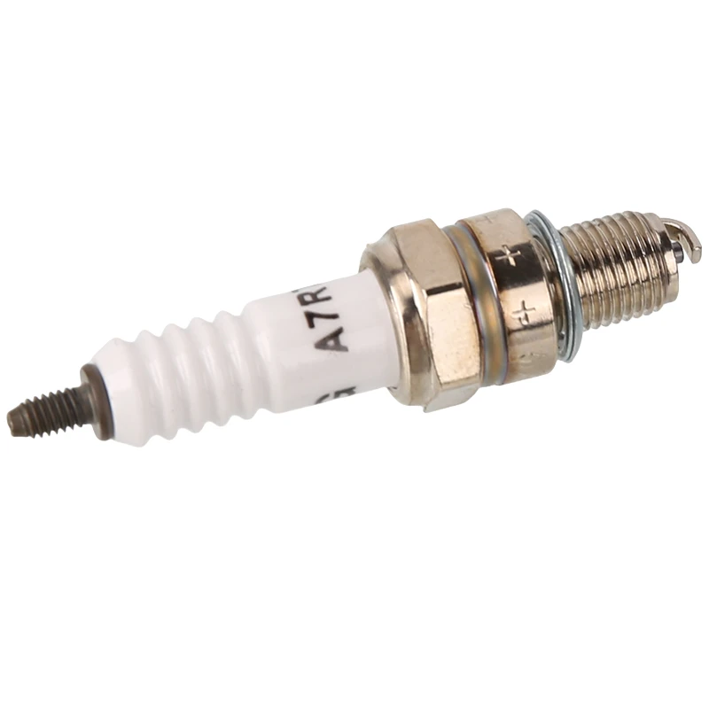Spark Plug CR7HSA A7RTC A7TC A7RC Compatible with GY6 50cc-150cc, For Honda XR80R XR100R, CRF80F CRF100F, TTR125, KLX140 & Arc
