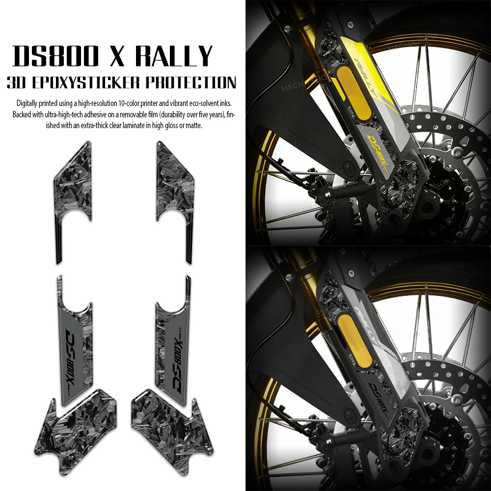 

3D-наклейка из эпоксидной смолы для VOGE 800DSX 2025- DS800X DSX800, декоративная наклейка на переднюю вилку