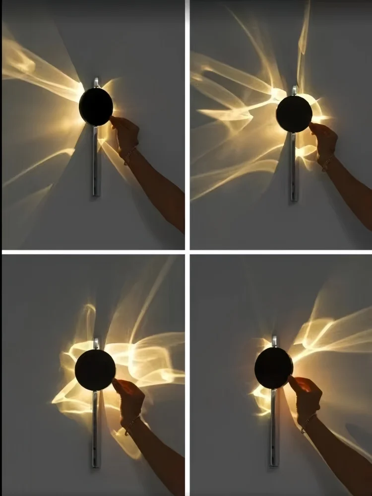 New Luxury Wall lamp Background Corridor LED wall sconce for bedroom Atmosphere interior wall light Modern Wall Decor Rotate
