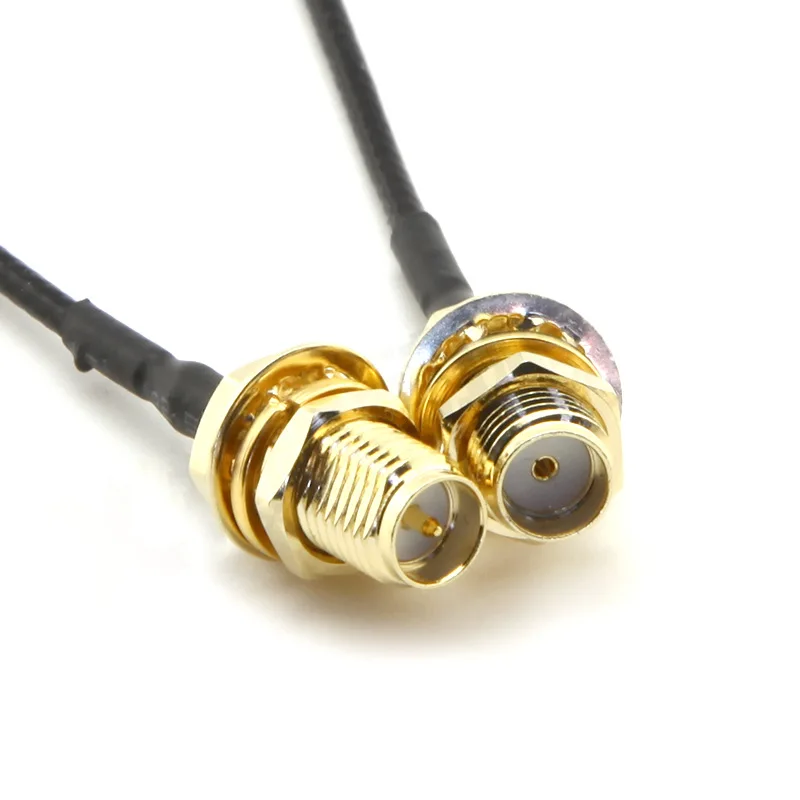 MMCX to SMA adapter cable 5.8G antenna feeder, size head mutual rotation