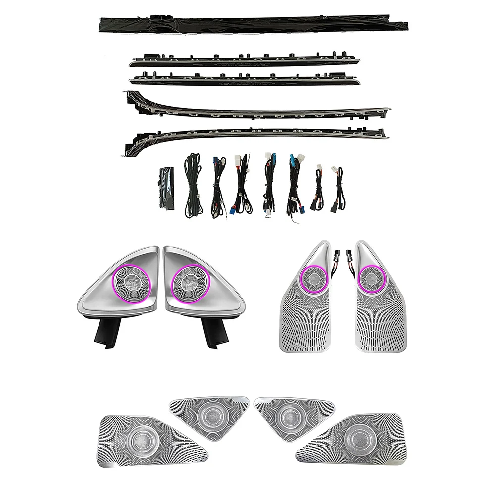 

For W223 Ambient Light Kit LED Strip Light for Turbine Outlet Door Speaker Interior Accessories