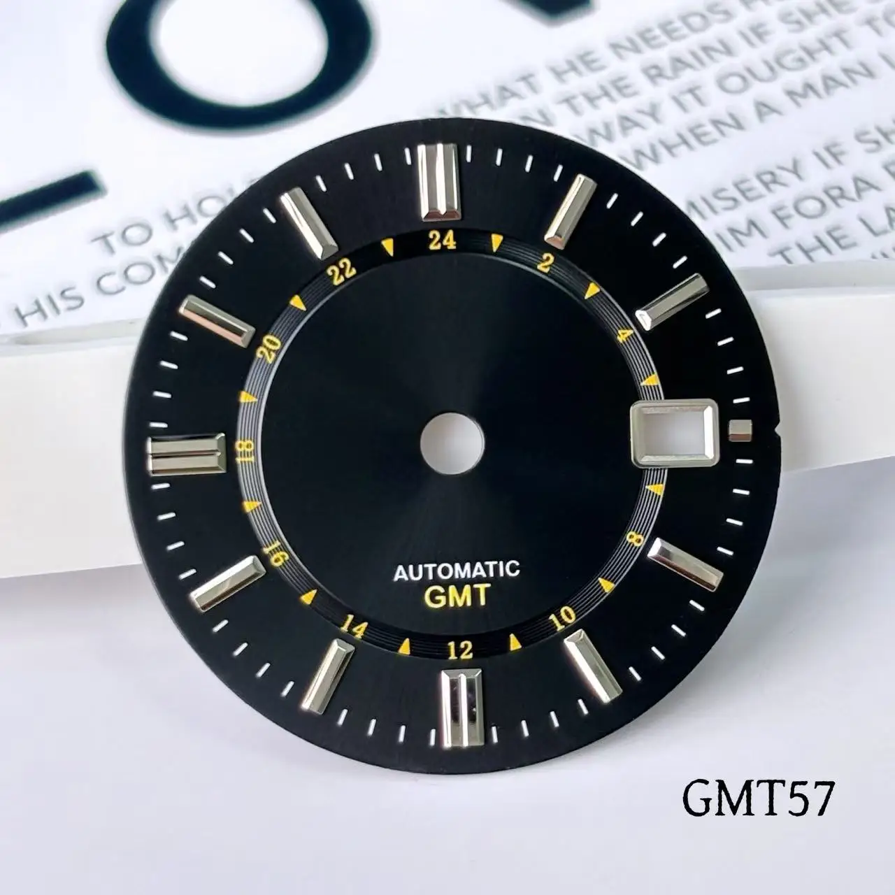 Hot selling 31mm dial Grand suitable for NH34 movement new modification GMT four pin NH34 dial clock tool Gs logo mobile accesso