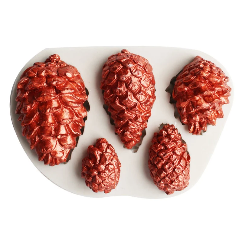 

Pine Cone Cake Silicone Mold Fondant Cake Decorating Tool Sugarcraft Chocolate Gumpaste Mold