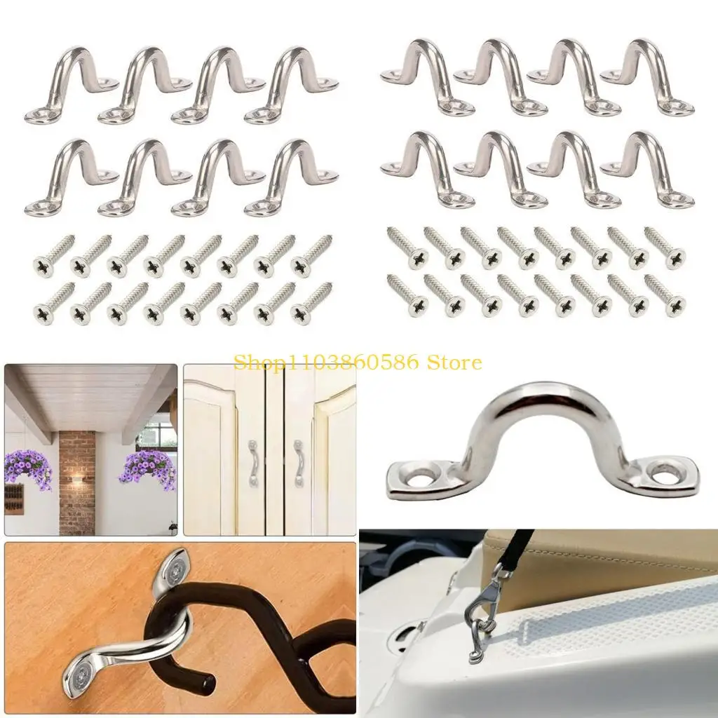 

242a 8pcs/10pcs Marine Boat Top Pad Eye для каяк -каноэ.